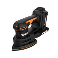 WORX - 20V Cordless Detail Sander (1 x 2.0Ah Battery and 1 x Charger Included) - Black - Large Front