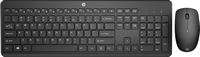 HP - 230 Full-size Wireless Keyboard and Mouse Bundle - Black - Large Front