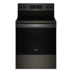 Whirlpool - 5.3 Cu. Ft. Freestanding Electric Range with Air Cooking Technology, No Preheat Air F... - Large Front