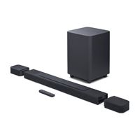 JBL - BAR 1000 7.1.4-channel soundbar with detachable surround speakers, MultiBeam, Dolby Atmos, ... - Large Front