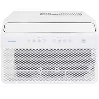 Keystone - 450 Sq. Ft 10,000 BTU Window Mounted Inverter Air Conditioner - White - Large Front