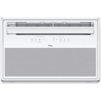 TCL - Q-Series 450 Sq. Ft. 10,000 BTU Smart Window Air Conditioner - White - Large Front
