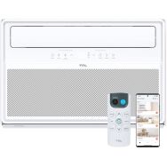 TCL - 550 Sq. Ft. 12,000 BTU Smart Inverter Window Air Conditioner with Supplemental Heat Functio... - Large Front
