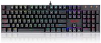 REDRAGON - K565-RGB Wired Mechanical Gaming Keyboard, RGB Backlit 104 Keys, Fully Progammable, Ho... - Large Front