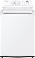 LG - 4.5 Cu. Ft. Ultra Large High-Efficiency Top Load Washer with Impeller and TurboDrum Technolo... - Large Front