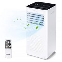 Costway Portable Air Conditioner Cools up to 350 sq.ft 6000 BTU 4-in-1 AC with Cool Fan Humidifie... - Large Front