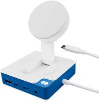 Hyper - HyperDrive Flex MagCharge 5 Port USB-C Hub - Blue - Large Front