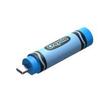 SanDisk - 128GB Crayola USB-C Flash Drive, Cerulean - Blue - Large Front