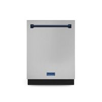 Gordon Ramsay Series by THOR Kitchen 24 Inch Dishwasher with Navy Blue Hardware - Stainless Steel - Large Front