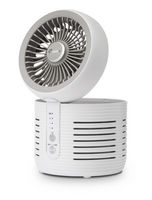 CRANE - Desk Top UVC Light Air Purifier - WHITE - Large Front