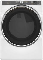Whirlpool - 7.4 Cu. Ft. Stackable Smart Electric Dryer with Steam and Wrinkle Shield Option - White - Large Front