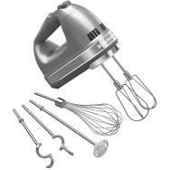 KitchenAid - KHM926CU 9-Speed Hand Mixer - Contour Silver - Large Front