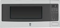 GE Profile - 1.1 Cu. Ft. Countertop Microwave with Sensor Cooking and Built-In Capable Option - S... - Large Front