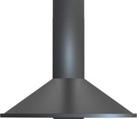 Zephyr - 30 inches - Convertible - Wall Range Hood - Black Stainless Steel - Large Front