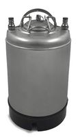 U-Line - 2.5 Gallon Beverage Keg - Stainless Steel - Large Front