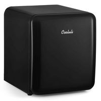 Cooluli - Curve 1.7 cuft Freestanding Compressor Fridge - Black - Large Front