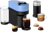 De'Longhi - Nespresso Vertuo Pop+ Coffee and Espresso Maker with Aeroccino - Pacific Blue - Large Front