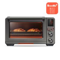 Breville - the Joule Oven Air Fryer Pro - Black Stainless Steel - Large Front