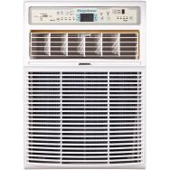 Keystone - 350 Sq. Ft. 8,000 BTU Casement Window Air Conditioner - White - Large Front