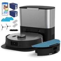 bObsweep - UltraVision Self-Empty Robot Vacuum & Mop, 1.5-Gallon Capacity, 8000 Pa Suction, Objec... - Large Front