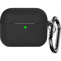 SaharaCase - Venture Series Silicone Combo Kit Case for Apple AirPods (3rd Generation) - Black - Large Front