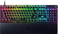 Razer - Huntsman V3 Pro Full Size Wired Analog Optical Gaming Keyboard with Snap Tap - Black - Large Front