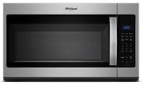 Whirlpool - 1.9 Cu Ft. Over-the-Range Microwave with Sensor Cooking Technology - Stainless Steel - Large Front