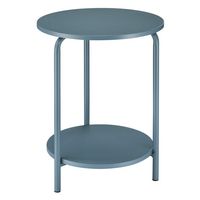 OSP Home Furnishings - Elgin Accent Table - Bluestone - Large Front