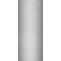 Frigidaire - 16 Cu. Ft. Garage Ready Convertible Upright Freezer - Fingerprint-Resistant Stainles... - Large Front