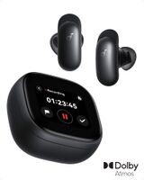 Anker - Soundcore Liberty 5 Pro Max True Wireless Noise Cancelling Bluetooth In-Ear Earbuds - Black - Large Front