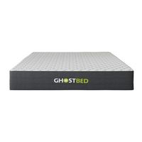 Ghostbed - 10” Gel Memory Foam Mattress King - White - Large Front