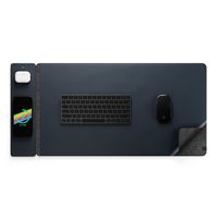 JOURNEY - ALTI Wireless Charging Desk Mat - Navy Blue - Large Front