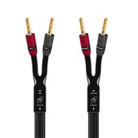AudioQuest - Rocket 11 10'  Speaker Cable  with Banana > Banana SureGrip 300 Connectors - Black w... - Large Front