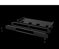 Kaleidescape - Rack Mount for Strato V, Strato C or Compact Terra Servers - Black - Large Front