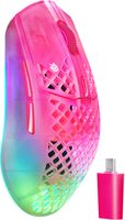 SteelSeries - Aerox 3 Wireless Gen 2 RGB 26K Optical Gaming Mouse with AquaBarrier Protection - D... - Large Front