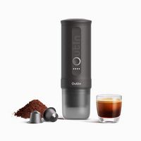 Outin - Nano Portable Electric Espresso Machine Single Serve Coffee Maker - Space Grey - Large Front