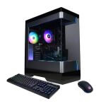 CyberPowerPC - Gaming Desktop - AMD Ryzen 5 8400F - NVIDIA GeForce RTX 3050 6GB - 16GB DDR5 - 1TB... - Large Front