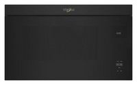 Whirlpool - 1.1 Cu. Ft. Over-the-Range Microwave with Flush Built-in Design - Black - Large Front