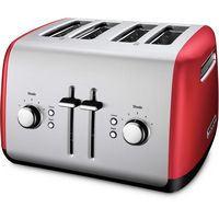 KitchenAid - 4-Slice Toaster with Illuminated Buttons - Empire Red - Large Front