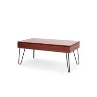 Burrow - Carta Hardwood Coffee Table - Walnut - Large Front