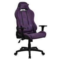 Arozzi - Torretta Soft Fabric Gaming Chair - Purple - Large Front