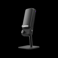 NZXT - Capsule Elite Premium Wired Cardioid Condenser Microphone with Multi-Position Design - Large Front