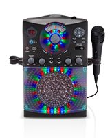 Singing Machine - Bluetooth & CD+G Karaoke System - Black - Large Front