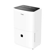 Whirlpool - 50 Pint 3000 Sq. Ft 14.8 quart Energy Star Certified Dehumidifier with Pump - White - Large Front