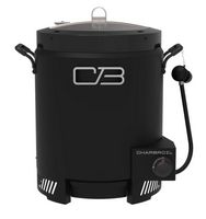 Charbroil - The Big Easy Outdoor Air Fryer - Black - Large Front