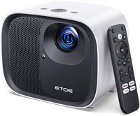 ETOE - E3 Pro Android TV 11.0 Projector, 4K 1080P FHD, Auto Focus, 600 ANSI Lumens, HDR 10+, 20W ... - Large Front