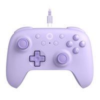 8BitDo - Ultimate 2C Wired Controller with Hall Effect Joysticks - Purple - Large Front