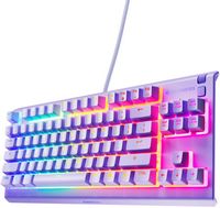 SteelSeries - Apex 3 TKL Wired Membrane Whisper Quiet Switch Gaming Keyboard 8 zone RGB Backlight... - Large Front