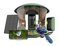 Birdfy 2 Smart Bird Feeder with Camera, Dual-Angle Views,AI Identifies 6000+ Birds,Solar-Powered,... - Large Front