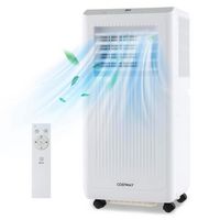 Costway 6500 BTU Portable Air Conditioner Cools up to 350 sq.ft 3-in-1 Freestanding Air Cooler wi... - Large Front